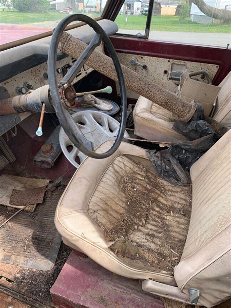 red bronco interior | Barn Finds