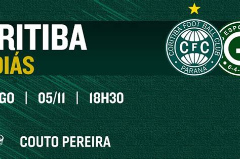 Coritiba x Goiás onde assistir ao jogo do Brasileirão Série A