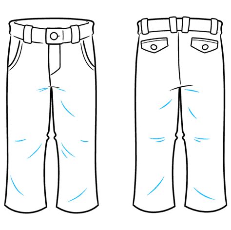 How To Draw Pants Really Easy Drawing Tutorial