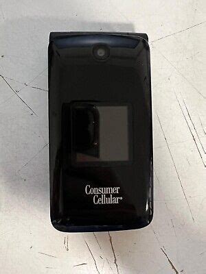 Alcatel Goflip G Volte Flip Phone Consumer Cellular Locked Black L