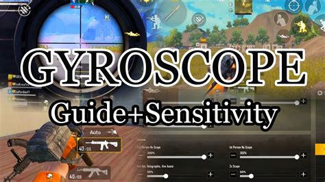 Pubg Mobile Gyroscope Guide Sensitivity Settings Recoil Control