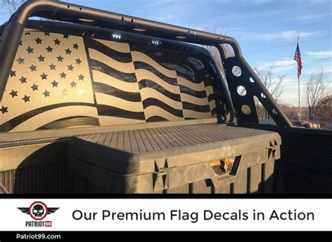 Premium American Flag Rear Window Decals - | Patriot99