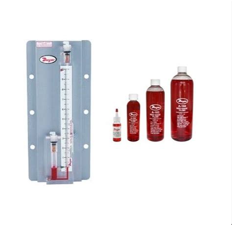 Molded Plastic Acrylic Inclined Manometer For Air Filter Gauge 3