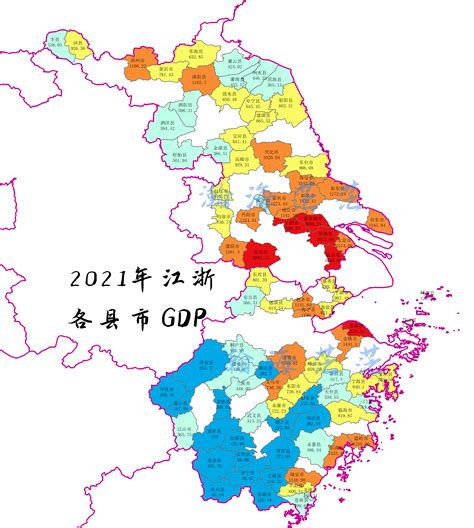 方舆 经济地理 2021年江浙两省各县市gdp，常住人口和人均gdp，谁夺得两个第一？ Powered By Phpwind