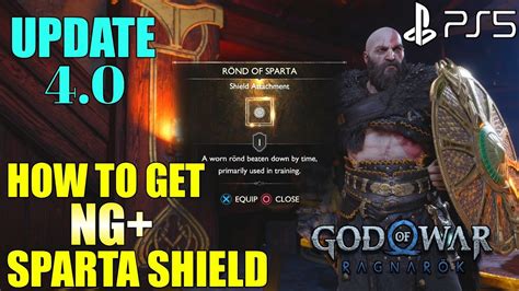 How To Get Spartan Shield God Of War Ragnarok New Shield Gow Ragnarok