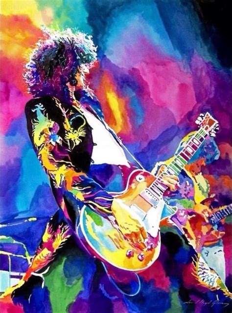 Trippy Jimi Hendrix Psychedelic ️ Pinterest Jimmy Page Rock On