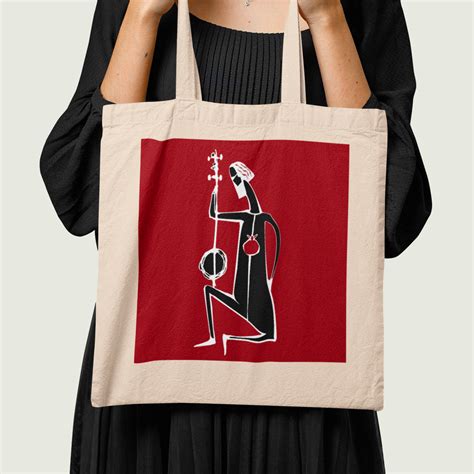 Nova In Red Canvas Tote Bag Gugoco