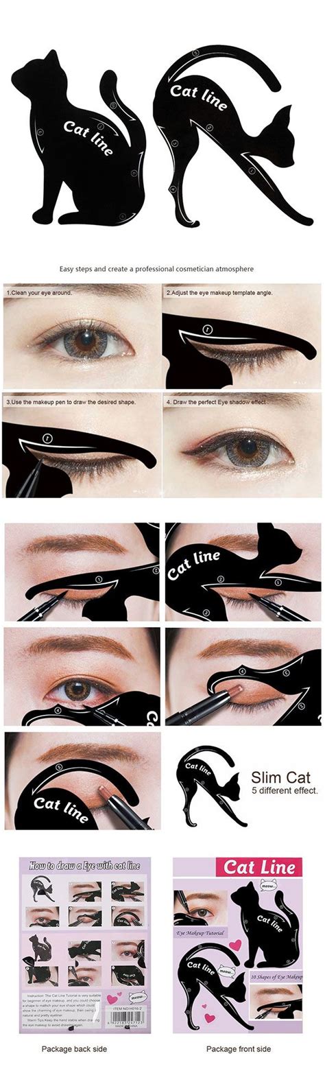 Cat Eye Eyeliner Stencil Makeup Eyes Liner Stencil Models Eyeshadow Template Shaper Tool Love