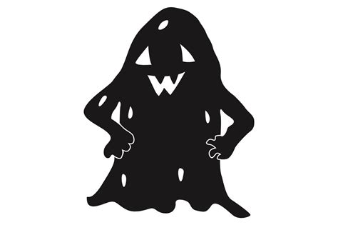 Halloween Ghost Svg Vector Graphic By Artgraph · Creative Fabrica