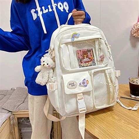 Cymwer Sac à dos Kawaii pour filles et étudiantes sac à main d école