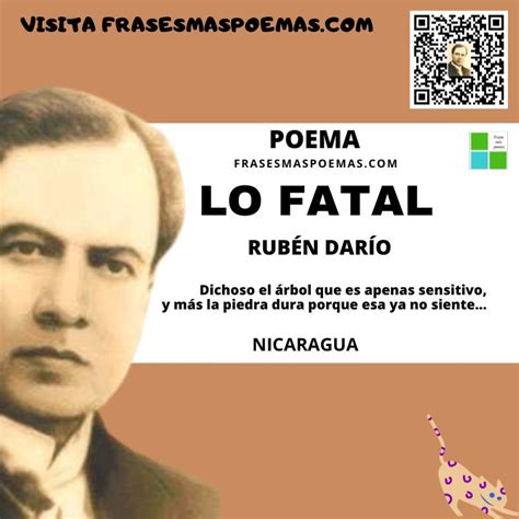 Lo Fatal De Rub N Dar O Poema Frases M S Poemas