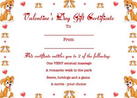 10 Valentines Day Certificate Templates Free And Premium