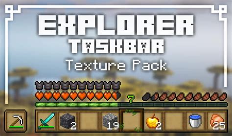 Explorer Hotbar For Minecraft Pocket Edition