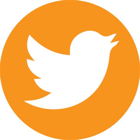 Download High Quality twitter transparent logo orange Transparent PNG Images - Art Prim clip ...