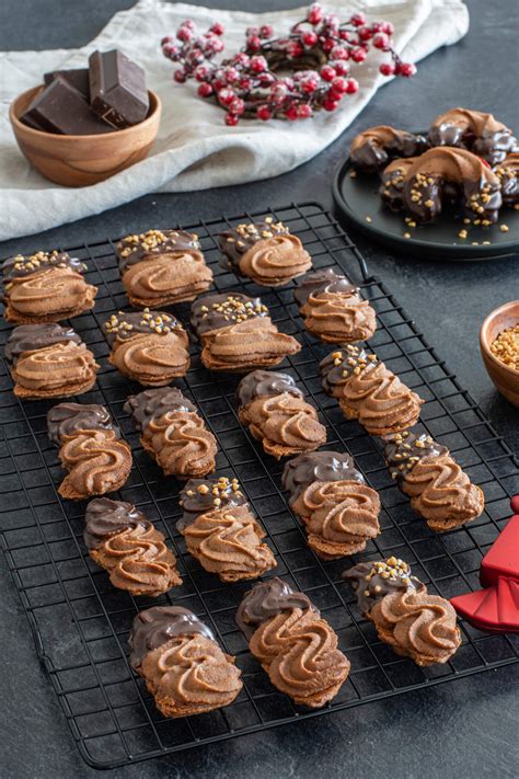 Schoko Spritzgebäck gelingsicher Baking Barbarine