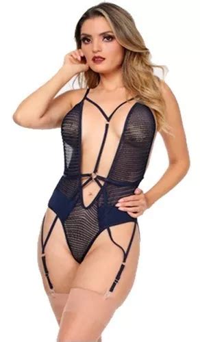 Lenceria Para Mujer Baby Doll Sexy Teddy Con Liguero 995 Envío gratis