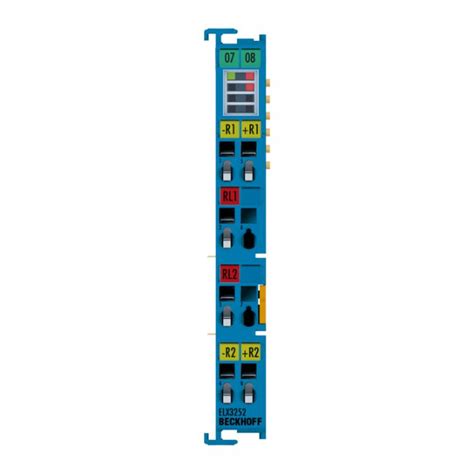 El Ethercat Terminal Channel Analog Input Voltage V