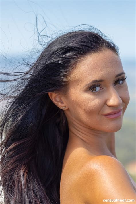 Beautiful Brunette Mina Moreno Shows Off Her Tanned Tits Her Hot Ass CoedCherry