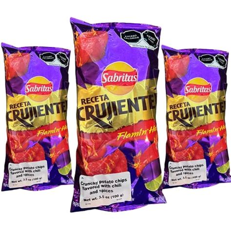 Mexican Flamin Hot Chips Sabritas Receta Crujiente Chile Ubuy