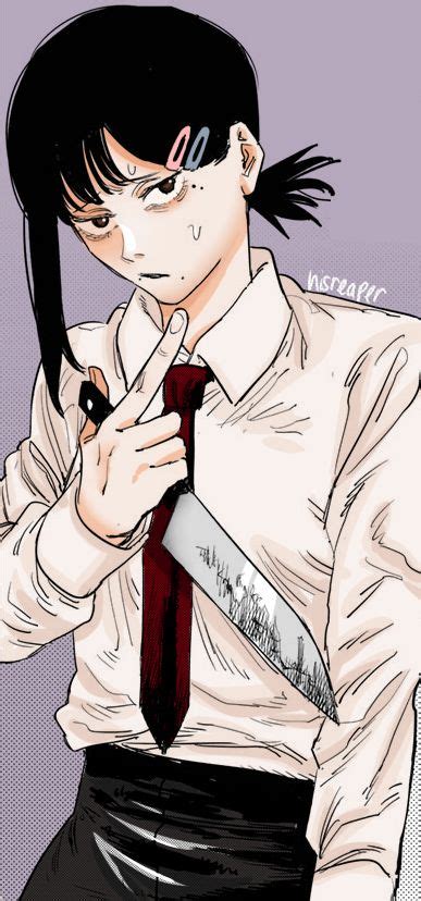 Colored Kobeni Chainsaw Man Panel Color Art Anime