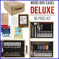 Art Supply Box U S Art Supply Piece Wood Box Easel Painting Set