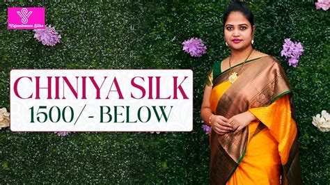 Latest Chiniya Silk Sarees Collection Episode 517738 Vigneshwara