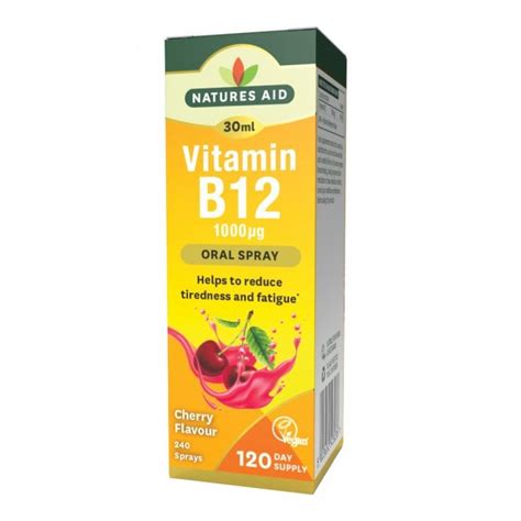 Natures Aid Cherry Vitamin B Iu Oral Spray Ml