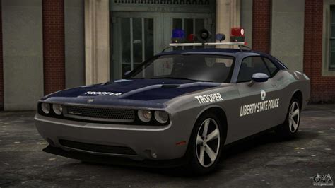 Dodge Challenger State Patrol Retro Els For Gta 4