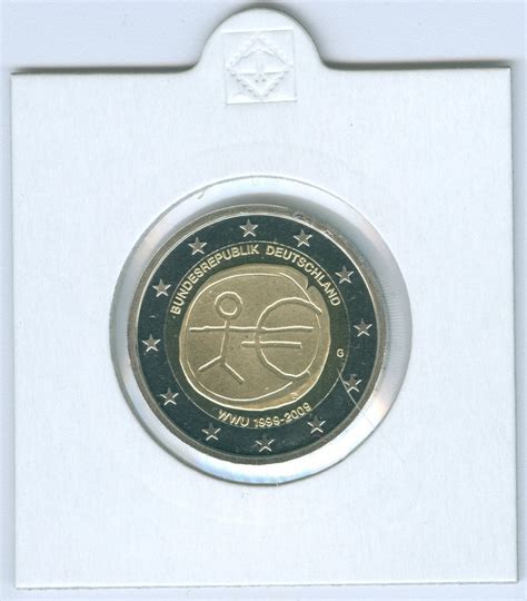 Bundesrepublik Deutschland 2 Euro 2009 A 10 Jahre WWU PP MA Shops