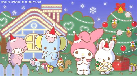 Merry Christmas From My Melody And Her Pals Sanrio Christmas My