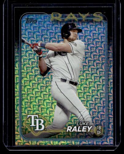 Topps Easter Holiday Foil Luke Raley A Tampa Bay Rays Ebay