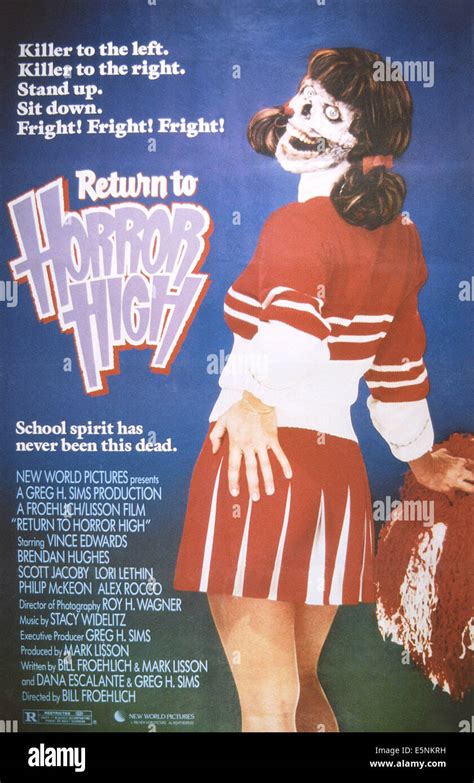 Return To Horror High Us Poster Art New World Pictures