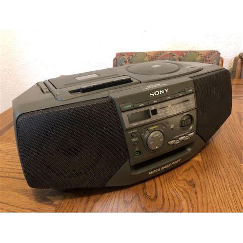 Sony Cfd V35 CD Fm AM Radio Cassette Mega Bass Portable Boombox Etsy