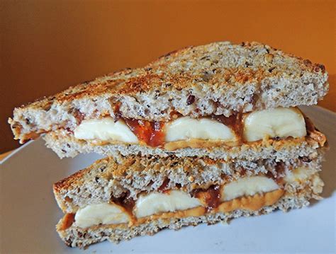 Grilled Peanut Butter Jelly And Banana Sandwich Oryana Community Co Op