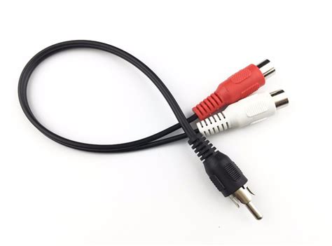 Cable Y Rca Macho A Hembra Cm Electronica Plett