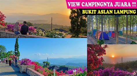 Spot Camping Cakep Di Bukit Aslan View Sunsetnya Juara Youtube