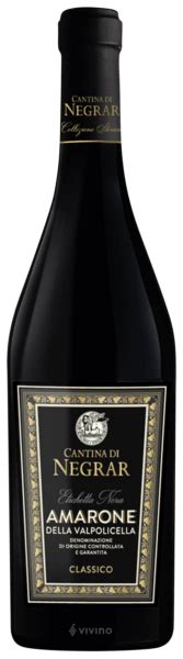 Cantina Di Negrar Etichetta Nera Amarone Della Valpolicella Classico