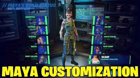 Fortnite Customizable Skin Full Custom Maya Skin YouTube