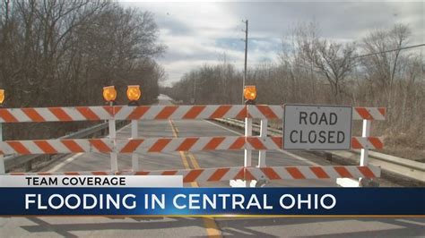 Heavy Rains Cause Flooding Road Closures Throughout Central Ohio Youtube