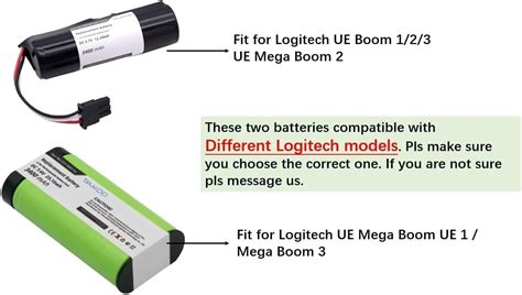 TAKOCI Replacement Battery For Logitech UE Boom 2 UE Boom 3 Megaboom 2