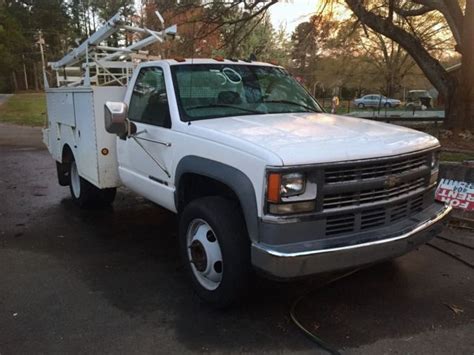 2000 Chevrolet Silverado 3500hd Dually Utility Bed