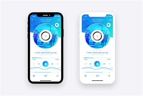 Music App Interface Dynamic Effect Show On Behance