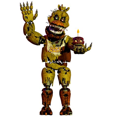 Nightmare Chica Thank You Render By Gabethewaffle On Deviantart