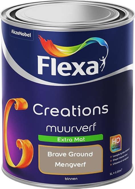 Flexa Creations Muurverf Extra Mat Kleur Van Het Jaar Brave