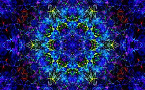 Wallpaper Abstract Symmetry Kaleidoscope Universe Fractal Art