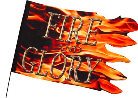 Fire And Glory Flames Cut Out Worship Flag High Praise Banners