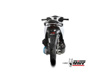 Scarico Honda Sh Mivv Mover Inox Verniciato Nero Mv Ho Lv Mivv