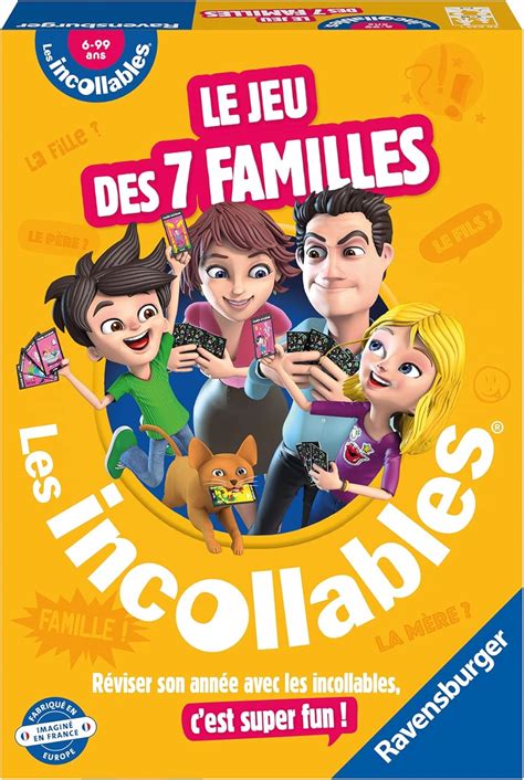 Ravensburger Le Jeu Des Familles Des Incollables Les Incollables