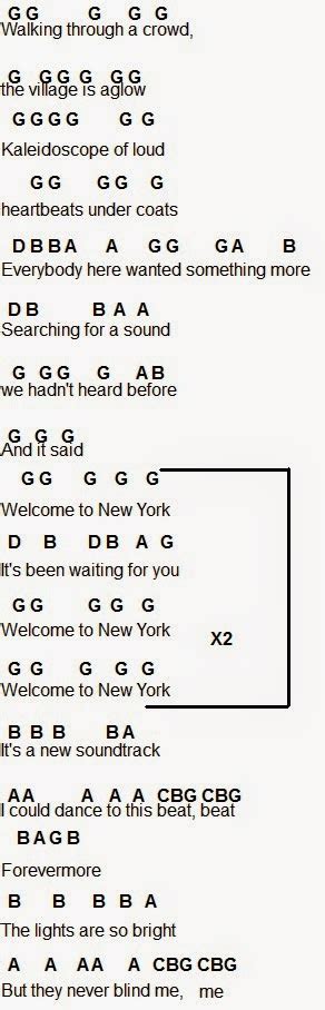 Flute Sheet Music: Welcome To New York