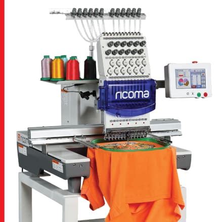 Ricoma RCM 1201TC 7S 12 Needle Single Head Computerized Embroidery